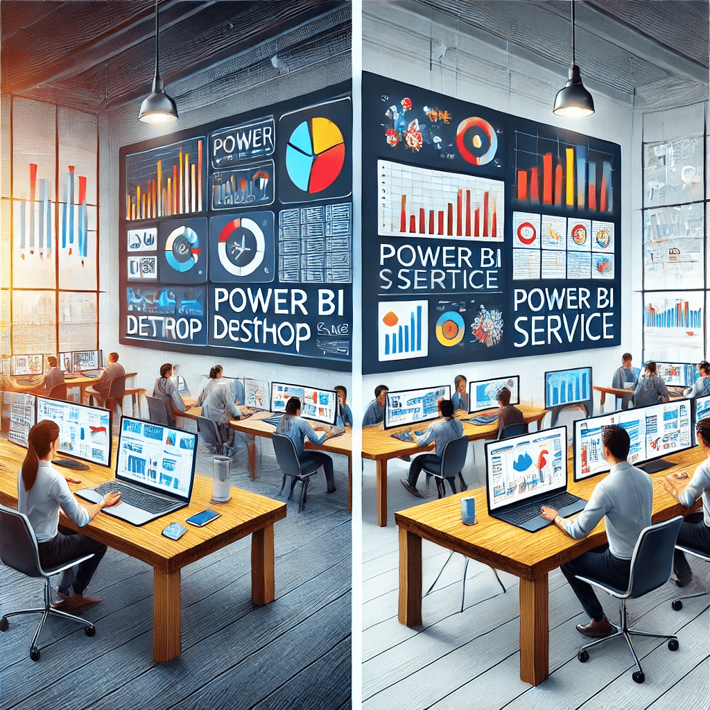 Power BI Desktop vs Power BI Service